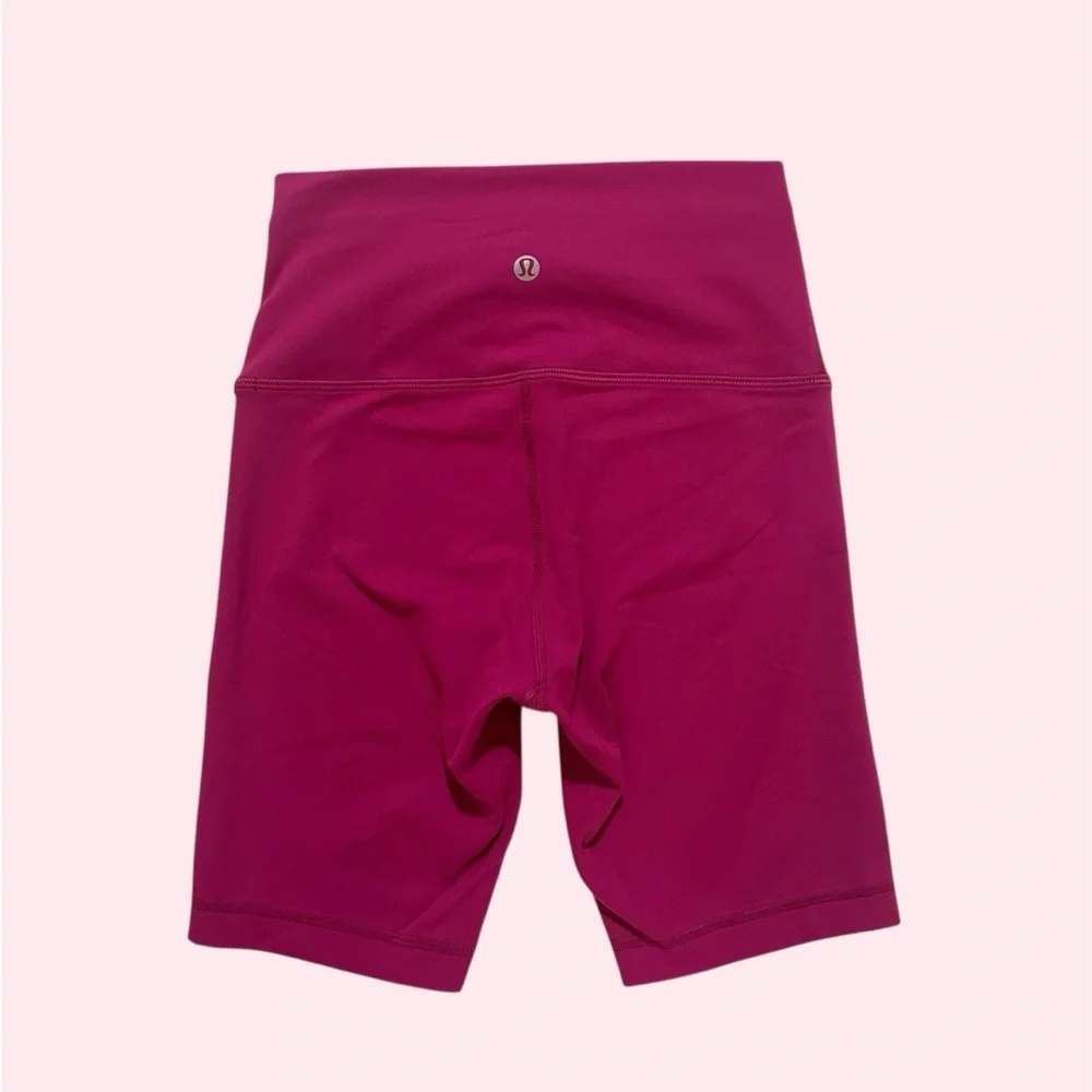 Lululemon Wunder Train High Rise Short 8" - Ripened Raspberry SZ 4 - Picture 3 of 6